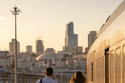 צעירים בעלי מקצוע עולים לרכבת מבאר שבע על רקע הדיון בהטבת המס לעיר