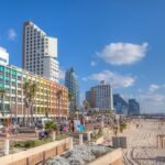 בניינים והטיילת לאורך חוף תל אביב, צילום ארכיון משנת 2012